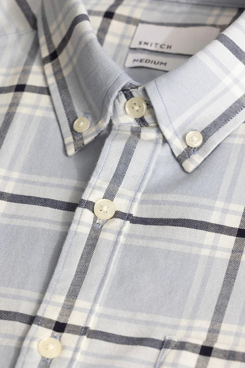 Light Blue Checks Shirt