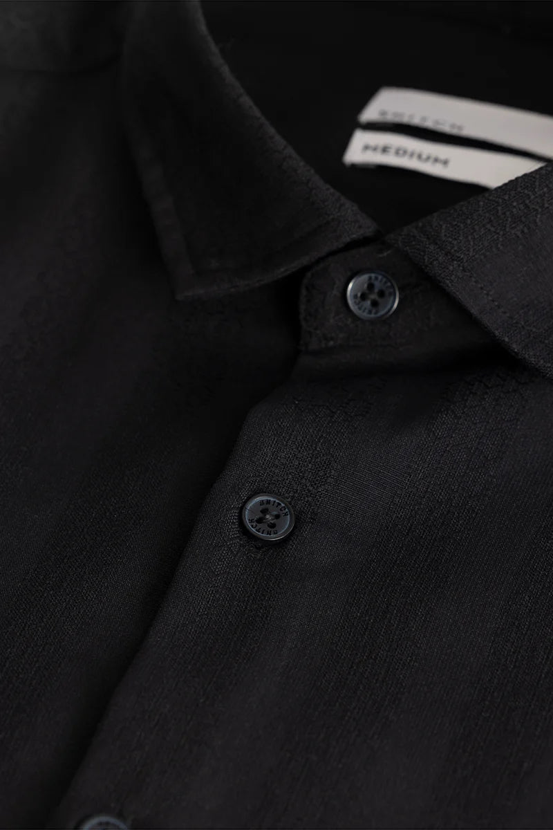 FlexiForm Black Textured Shirt