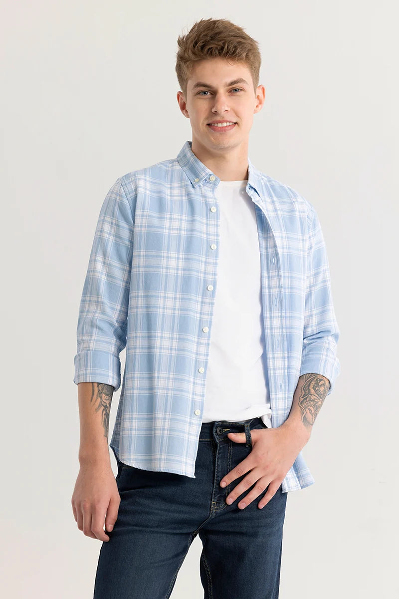 Plaidholic Blue Checks Shirt