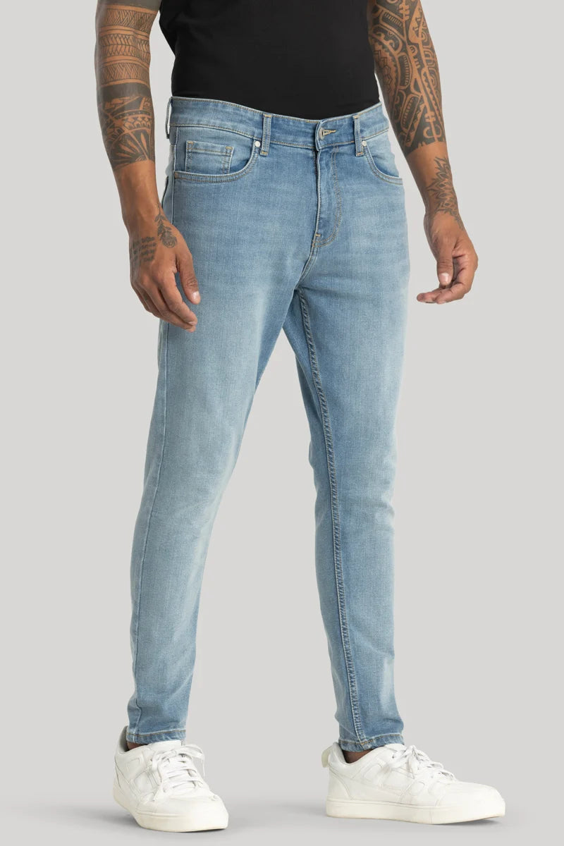 Vito Light Blue Skinny Fit Jeans