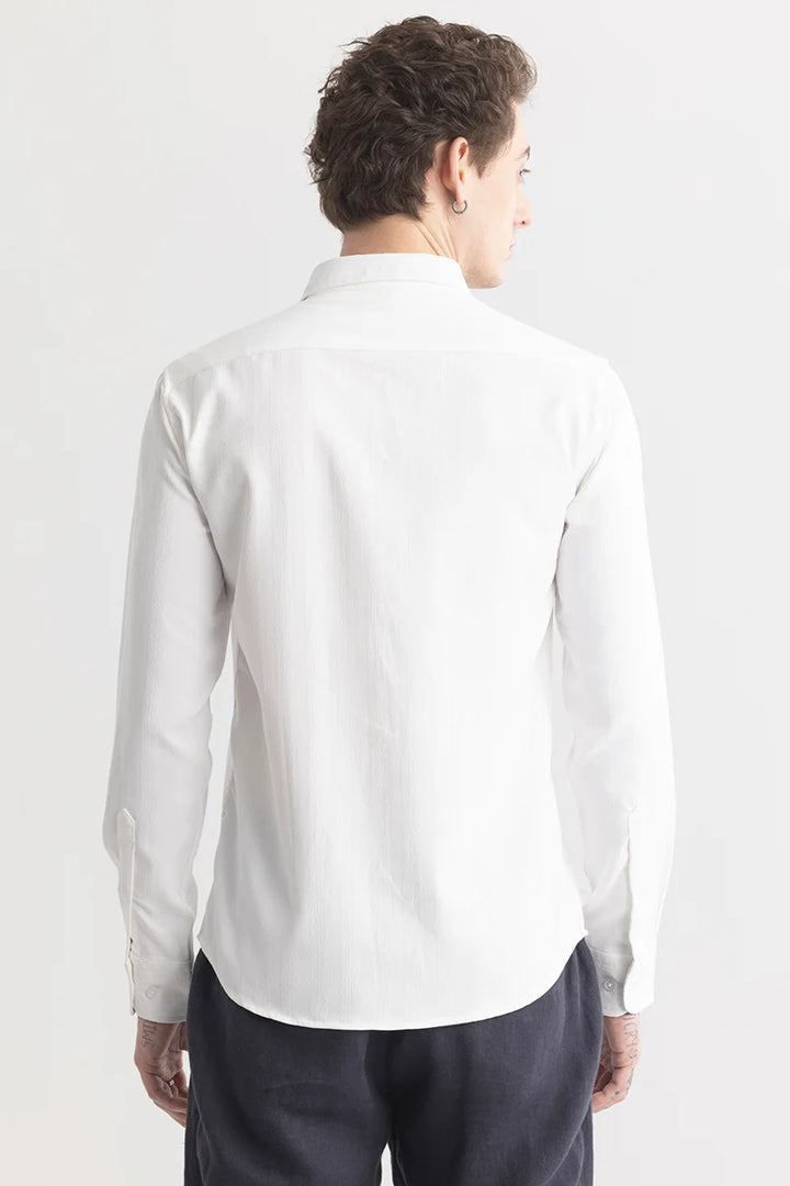 FlexiForm White Textured Shirt