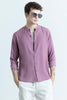 Calista Mauve Mandarin Shirt