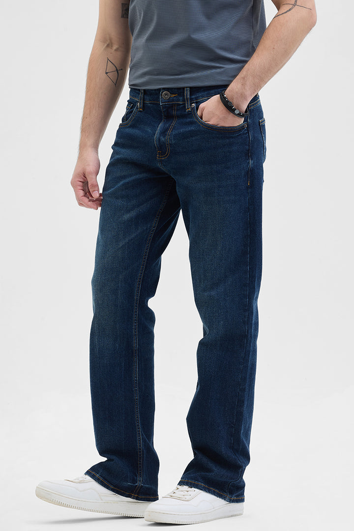 Navy Bootcut Jeans