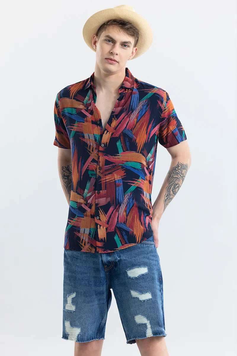 Silvana Multicolour Abstract Shirt