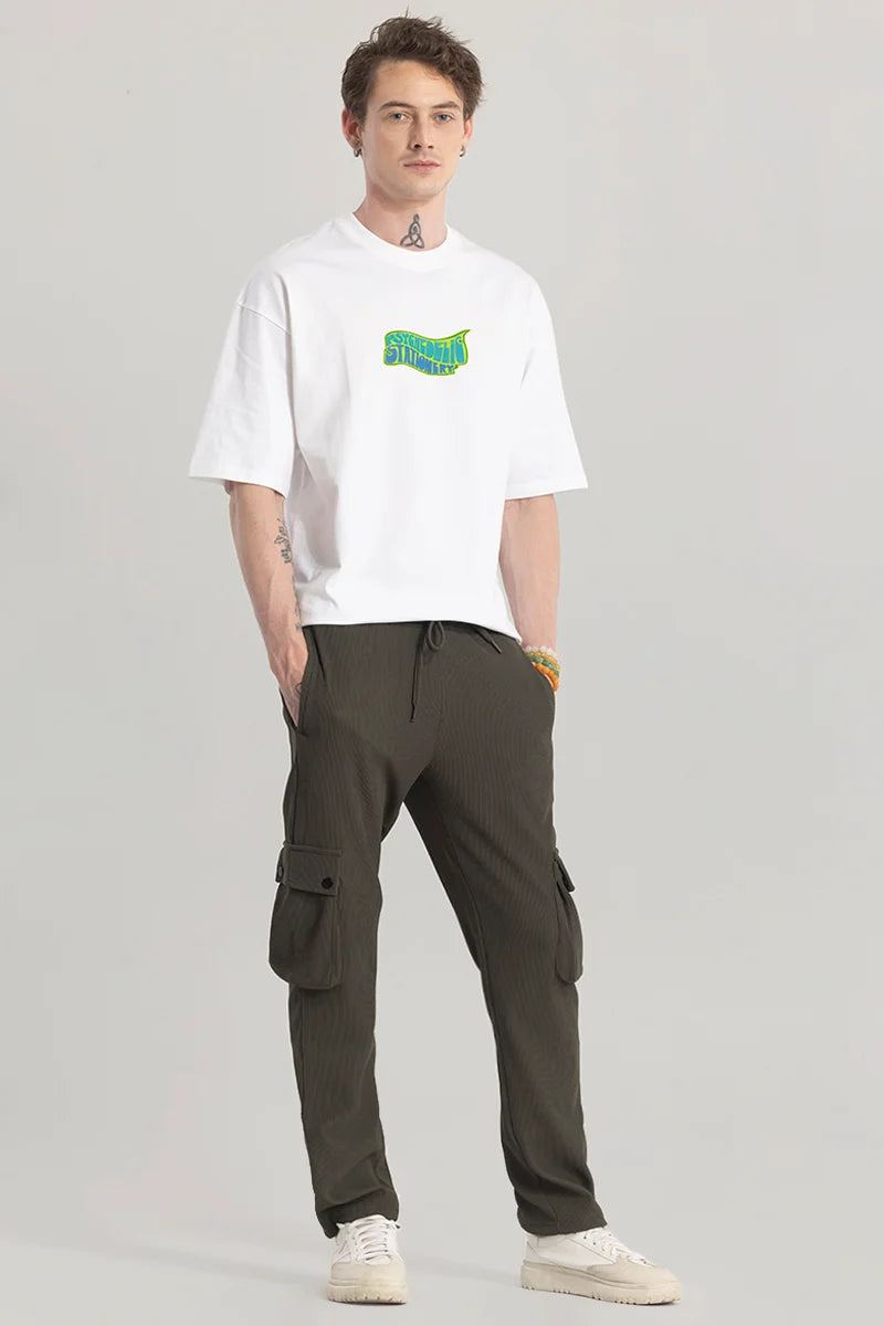 Pockethrive Olive Corduroy Cargo Pant