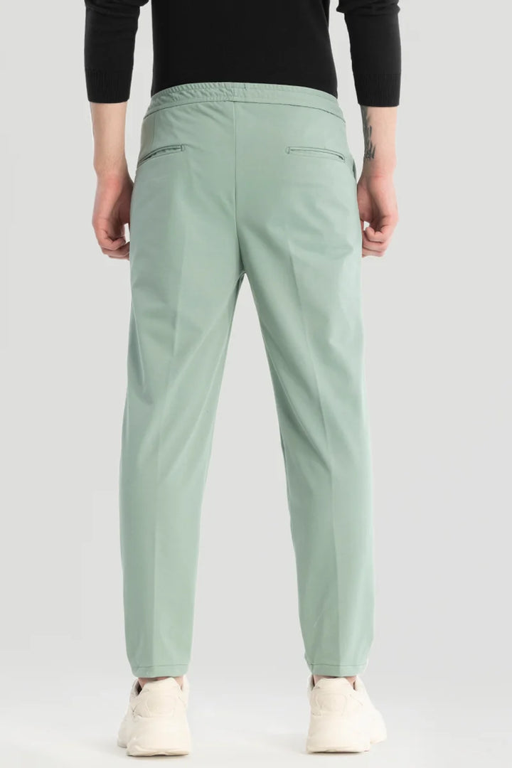 Green Relaxed Fit Trousers