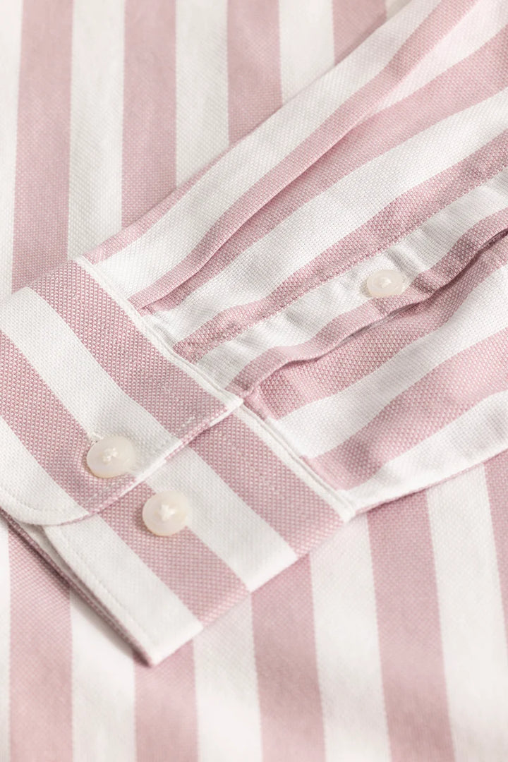 Light Pink Stripes Shirt