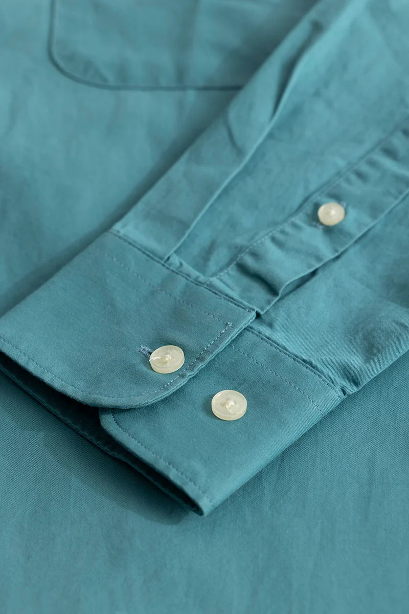 Teal Oxford Shirt