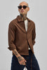 Brown Textured Shirt