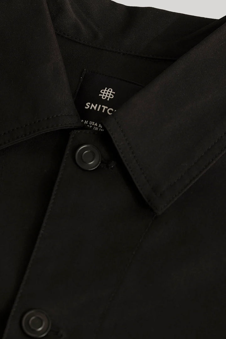 Keystone Black Solid Overshirt