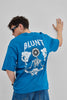 Blunt Blue Oversized T-Shirt