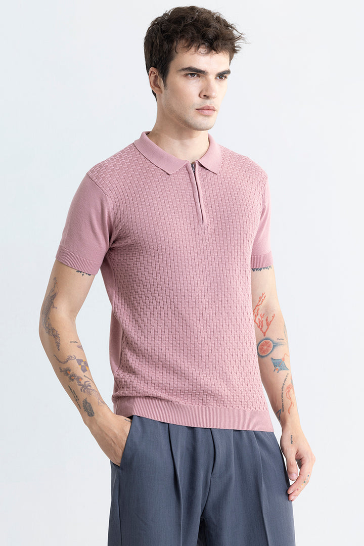 Nova Mauve Polo T-Shirt