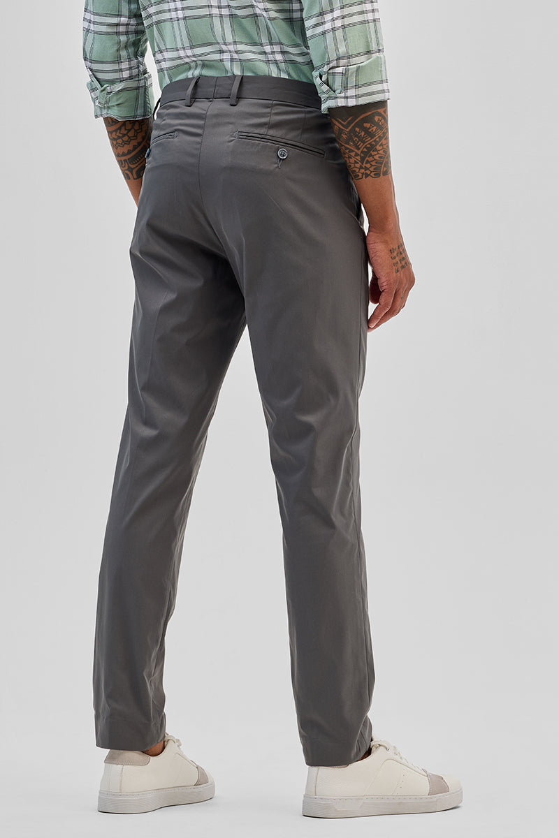 Grey Slim Fit Chinos