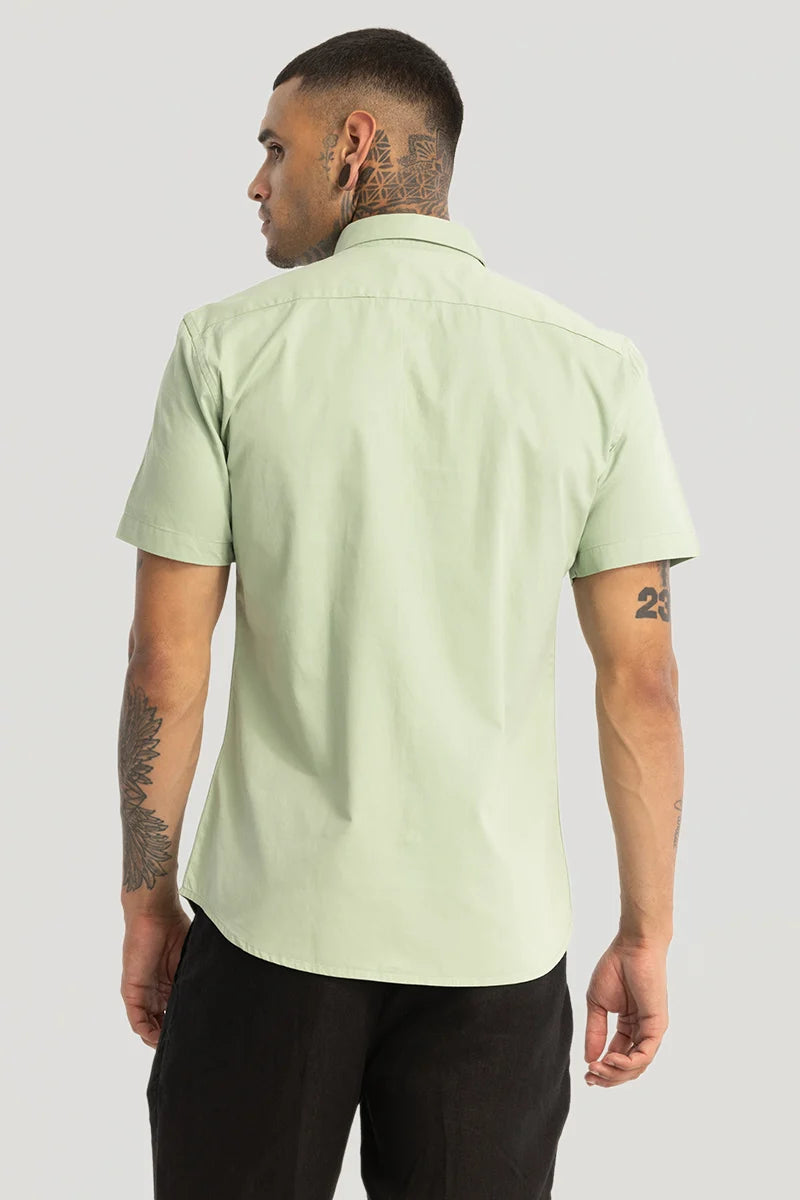 Light Green Oxford Solid Shirt