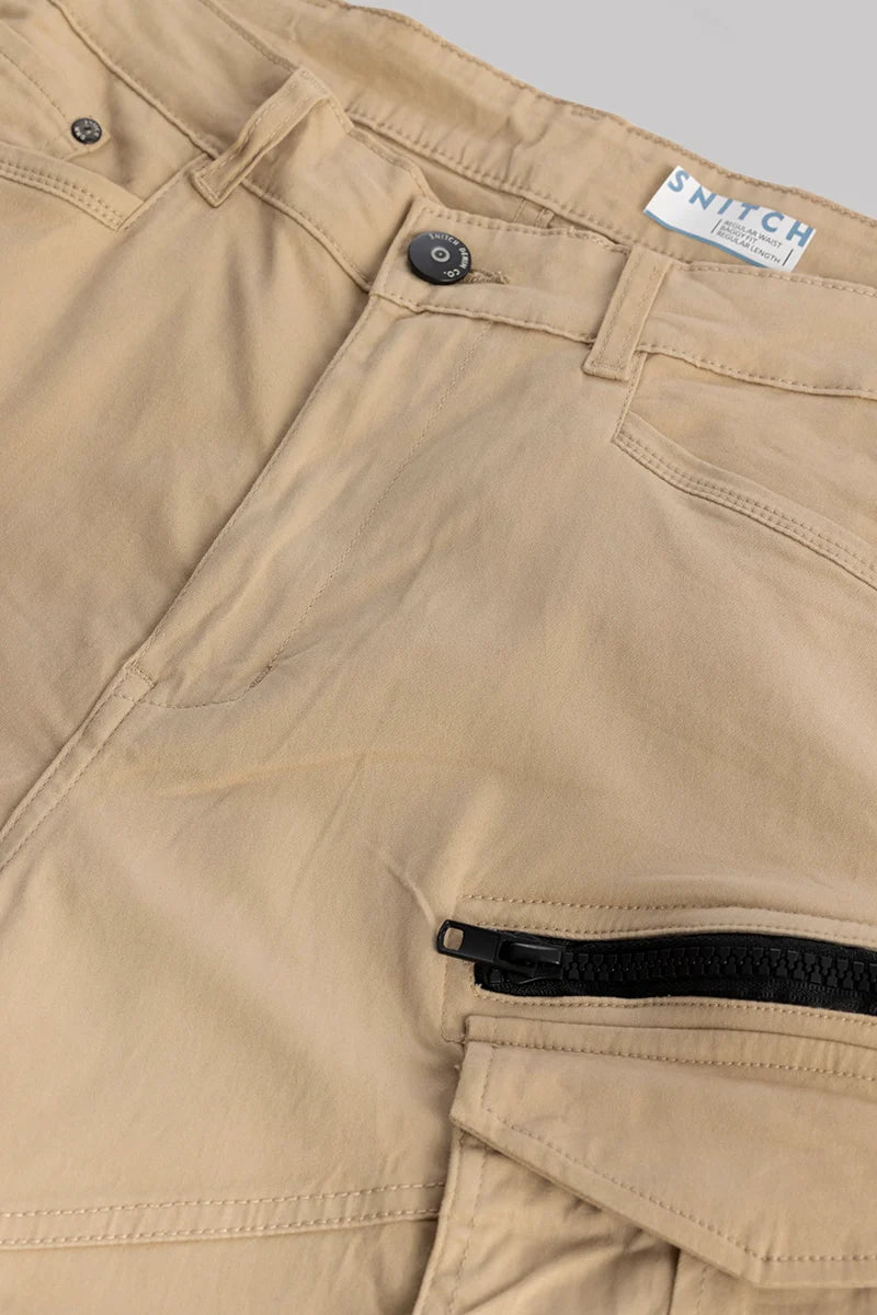 Buy Men's TactiCool Beige Cargo Pant Online | Snitch – SNITCH