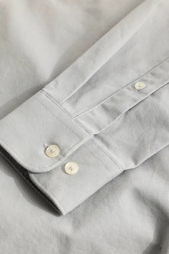 Shirtolo Plain Light Grey Shirt