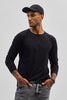 Black Stretch Full Sleeve T-Shirt