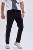 Black Corduroy Slim Fit Trousers