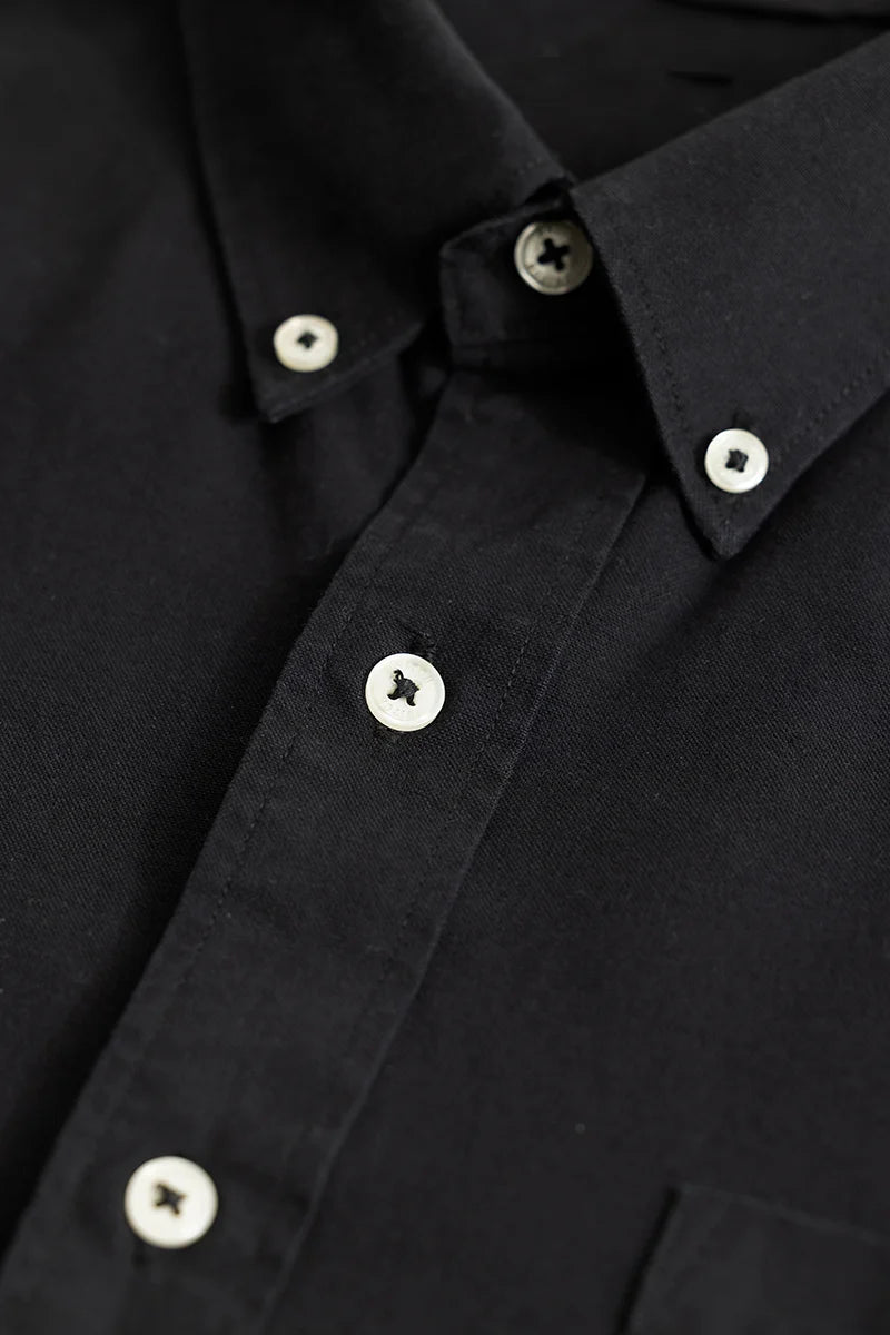 Lucia Black Plain Shirts