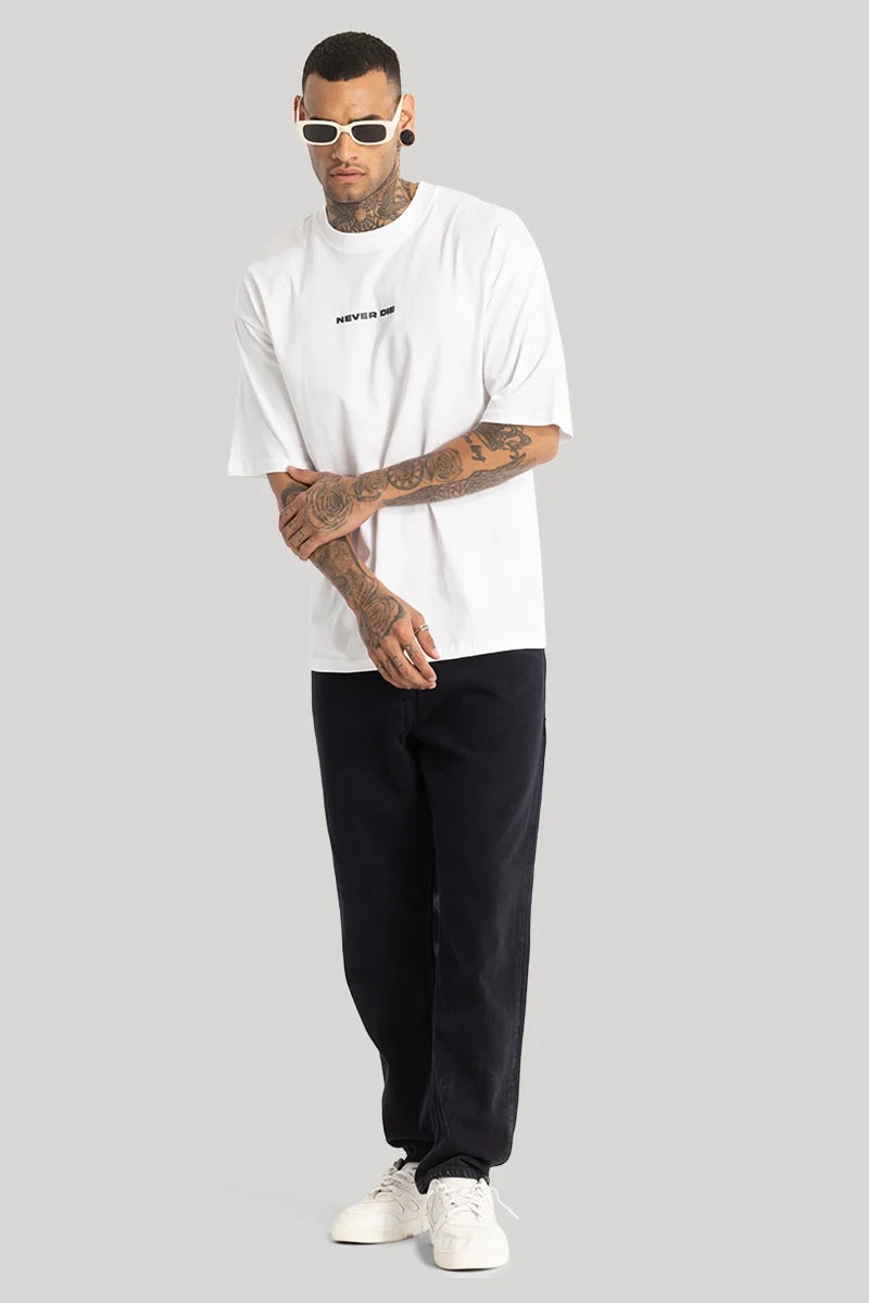 The Wild White Oversized Fit T-Shirt