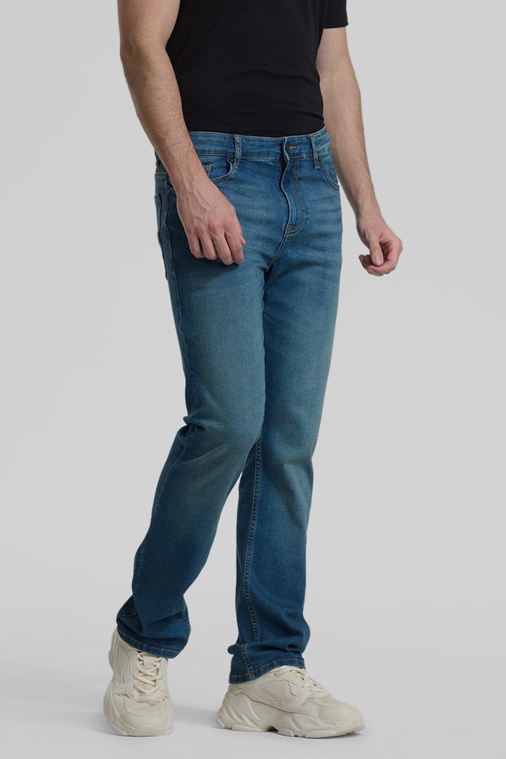 Blue Straight Fit Jeans