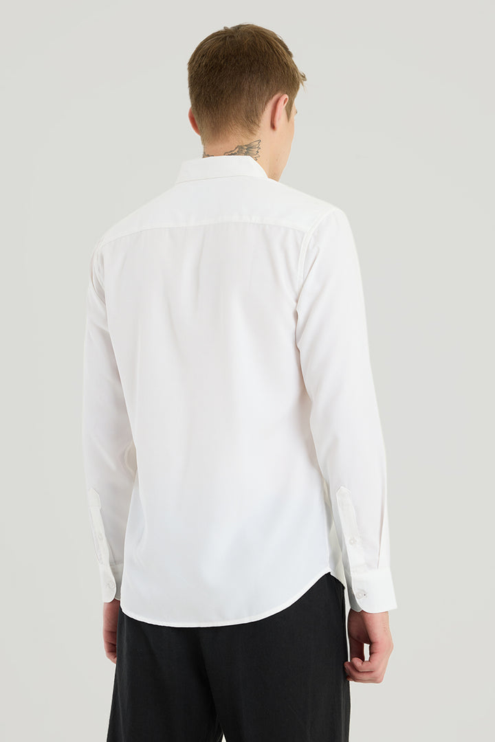 White French Collar Shirt