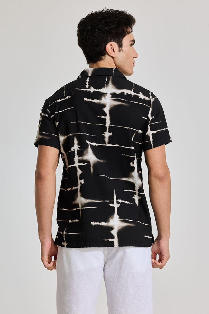 Black Cuban Abstract Shirt