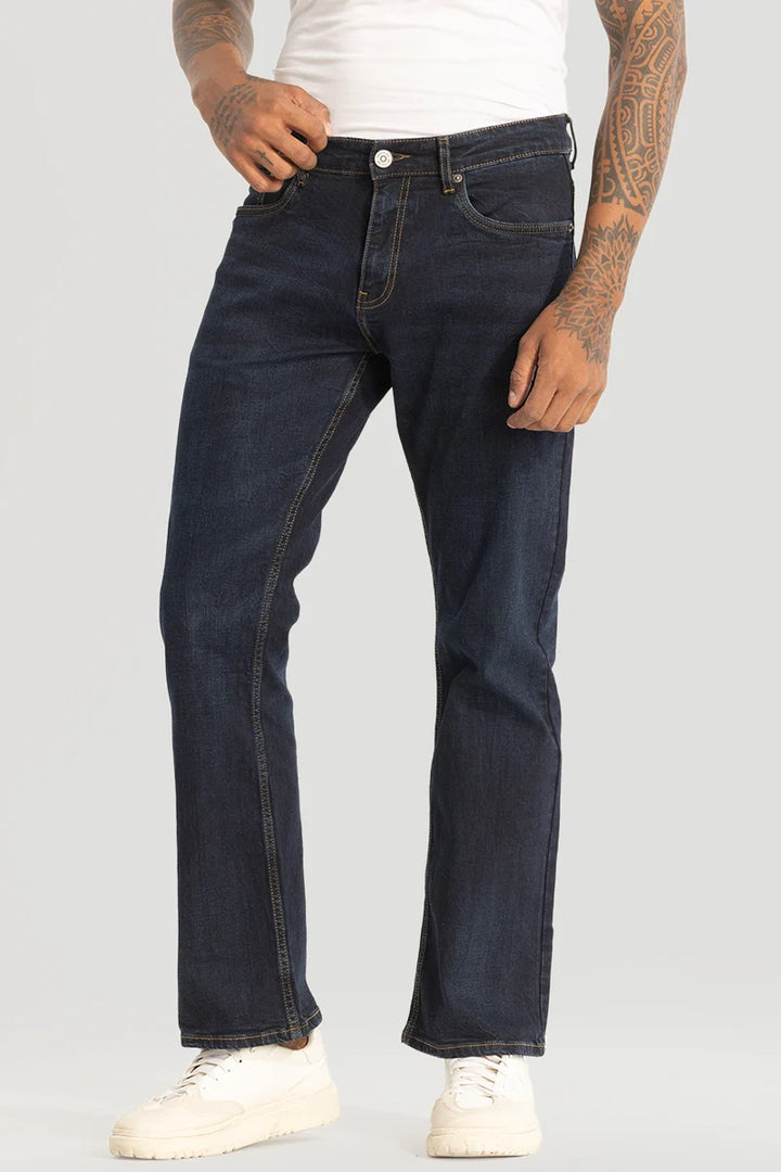 Navy Bootcut Jeans