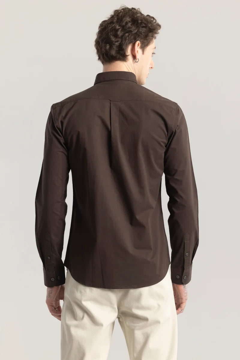 Shirtique Brown Shirt