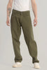 Evader Olive Baggy Fit Jeans