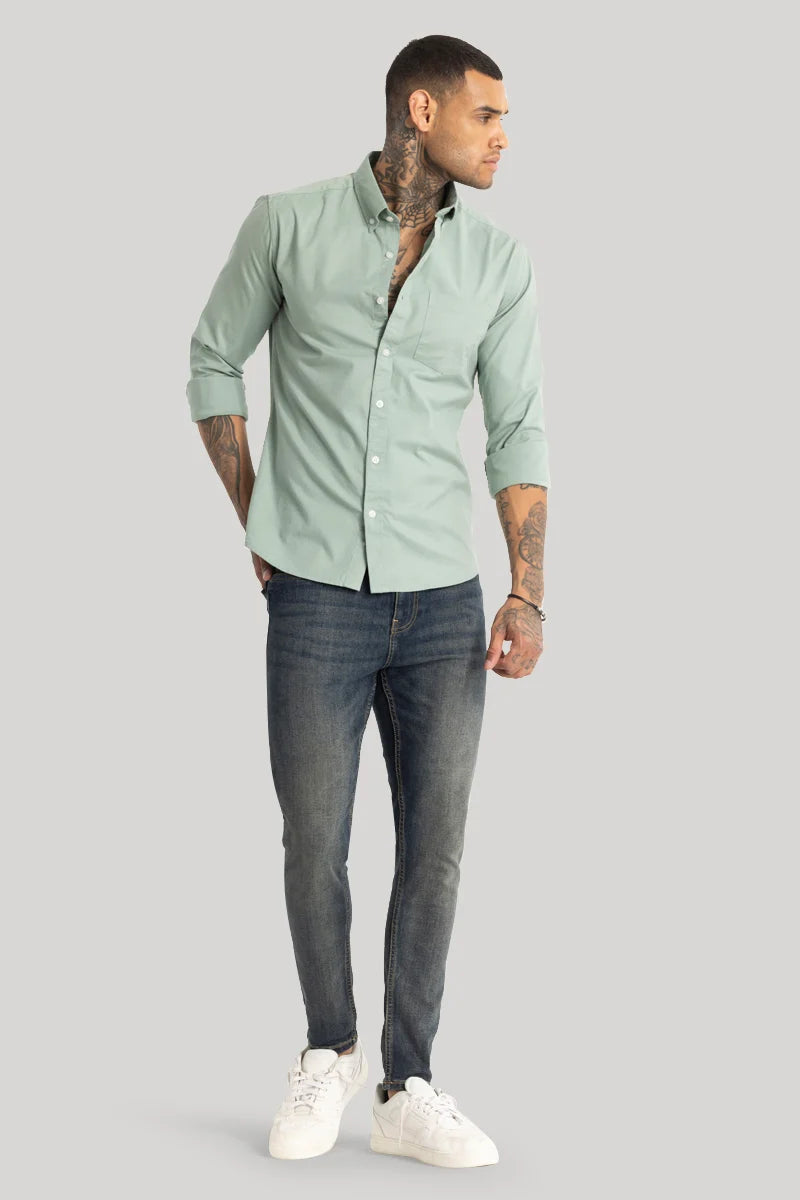 Light Green Oxford Shirt