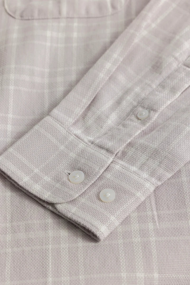 Einar Light Grey Checks Shirt