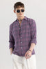 Siren Purple Checks Shirt