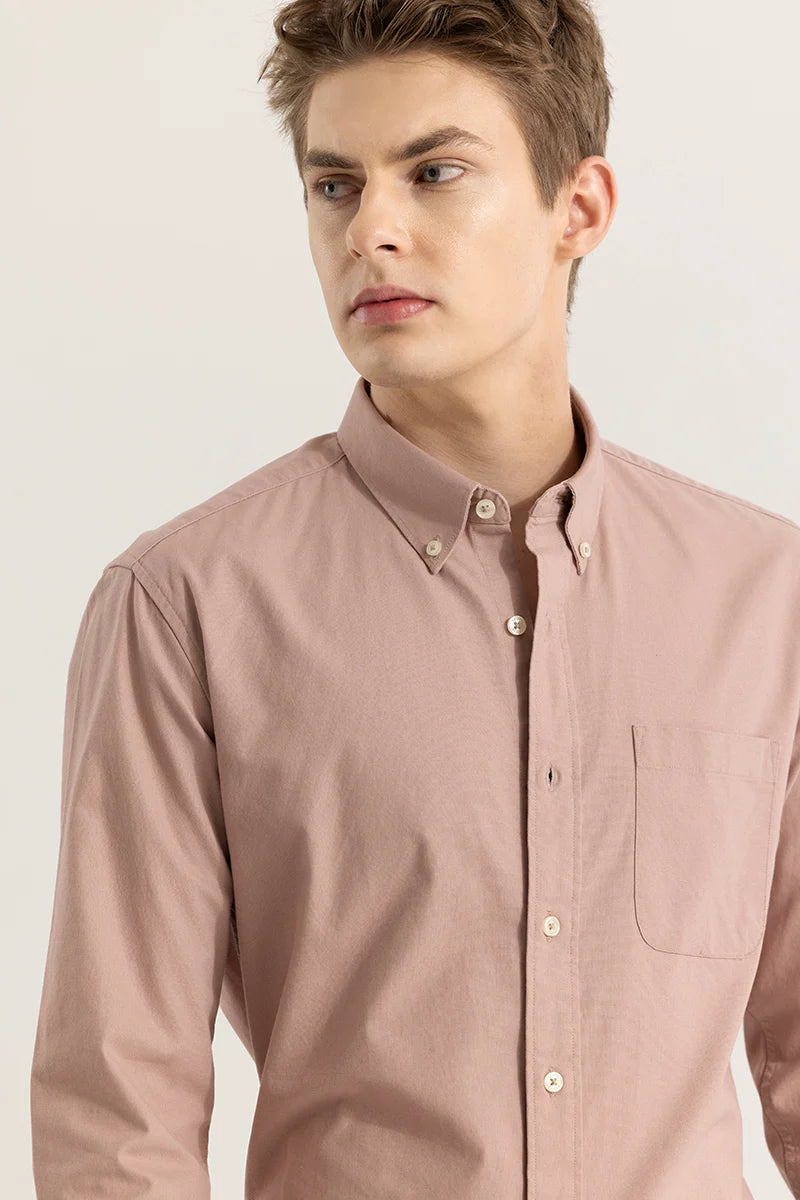 Shirtolo Plain Pink Shirt