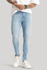 Light Blue Plain Skinny Fit Jeans