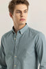 ClassicContour Plain Stone Blue Shirt