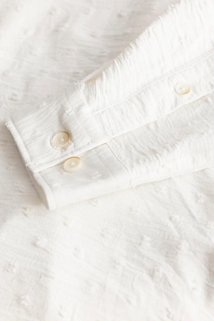 Texturity Textured White Shirt