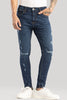 Ilaria Denim Blue Distressed Skinny Fit Jeans