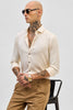 Cream Slim Fit Shirt