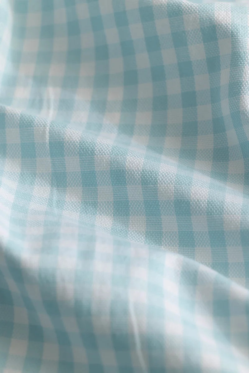 Ingvar Light Blue Checks Shirts