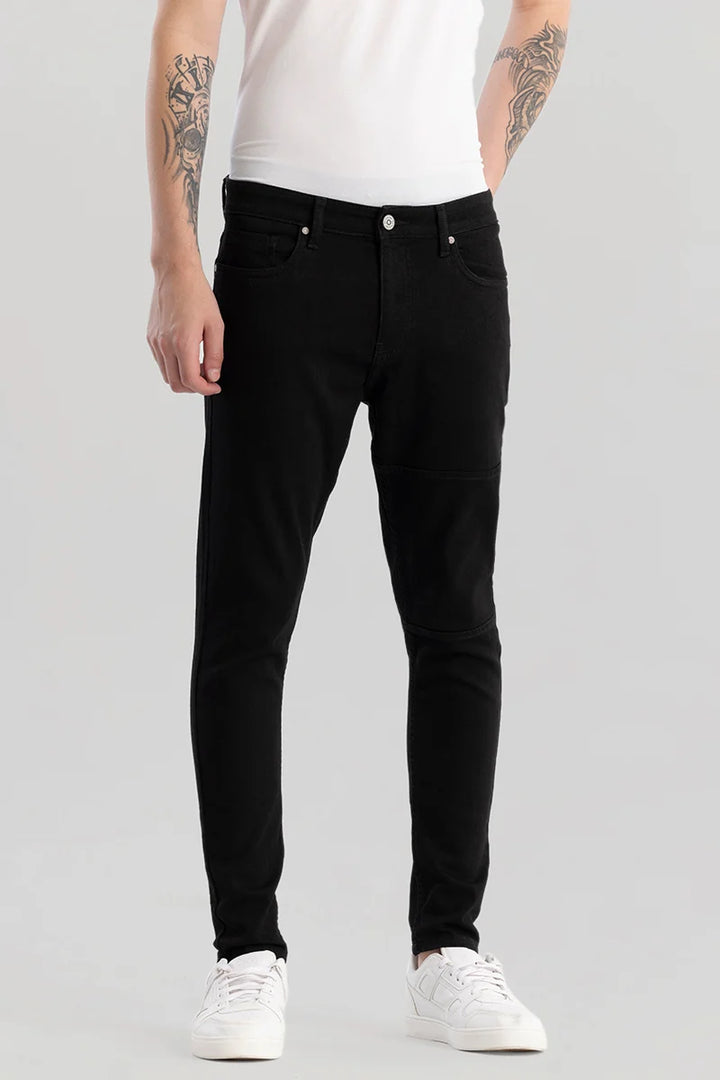 Pantzique Skinny Fit Black Jeans