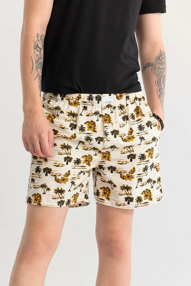 Eivind Beachy Cream Boxer