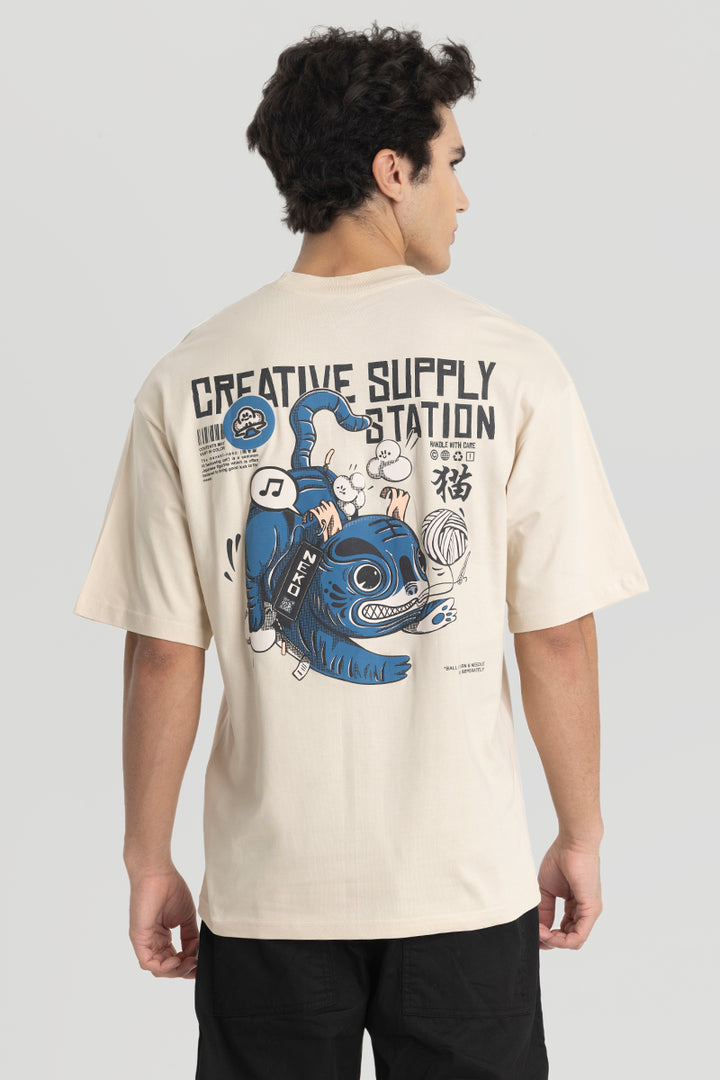 Creative Supply Cream Oversized T-Shirt