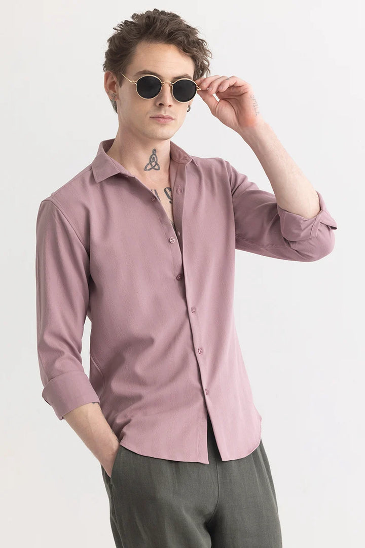 FlexiForm Mauve Textured Shirt