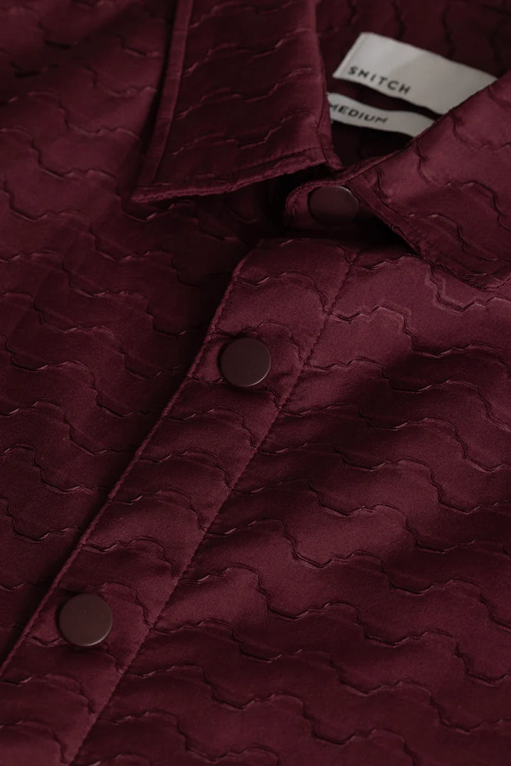 Wavique Maroon Shirt