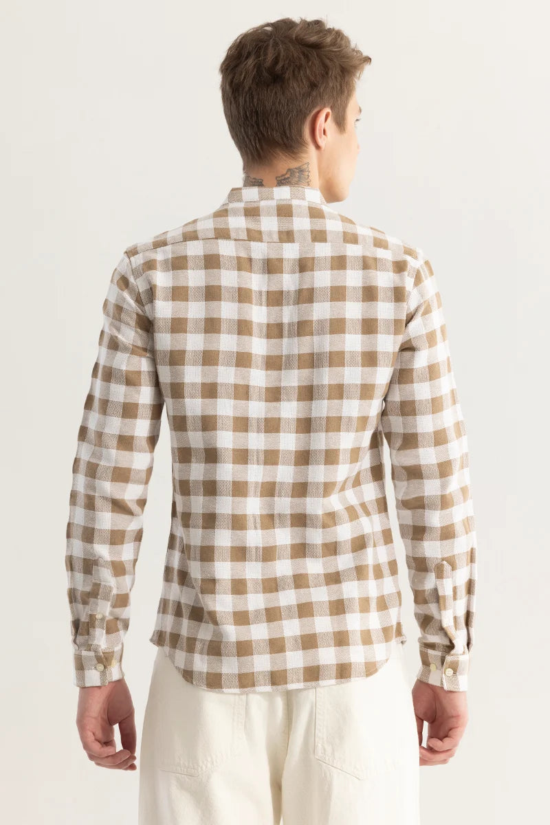 Plaiddora Beige Check Shirt