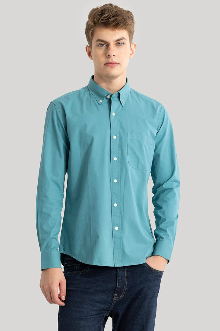 Teal Oxford Shirt