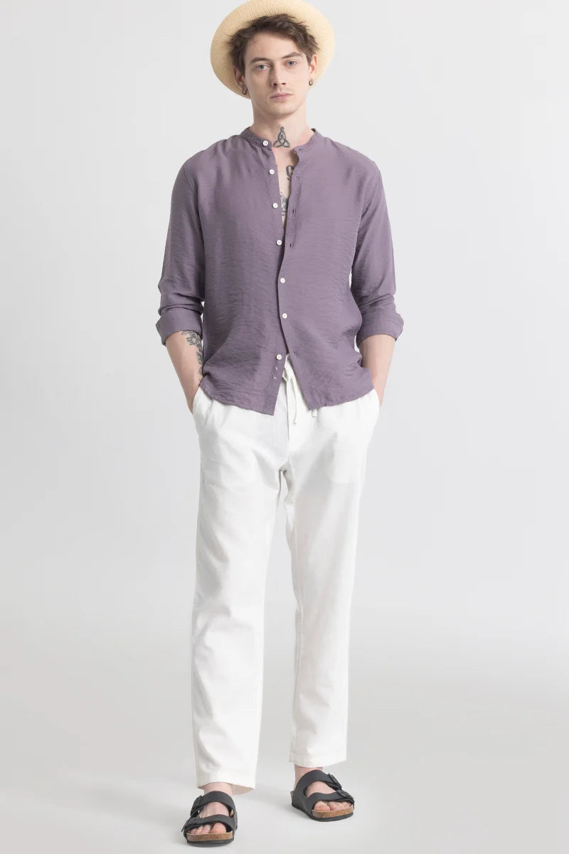 CharmShirt Lavender Plain Shirt