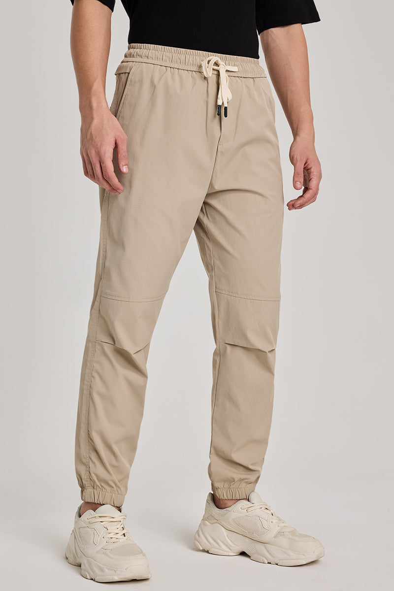 Beige Relaxed Fit Jogger