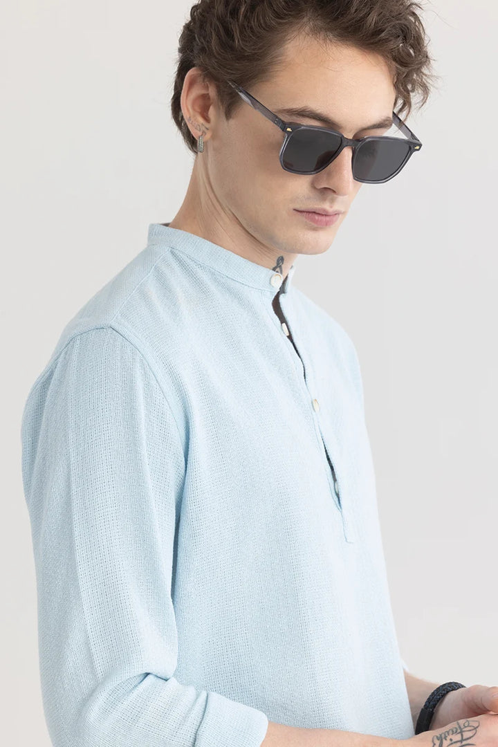 Hemlyn Blue Casual Shirt